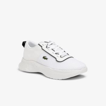 Lacoste Court-Drive Textile Air Mesh Sneakers - Tenisky Dětské Bílé | CZ-aZxOEW